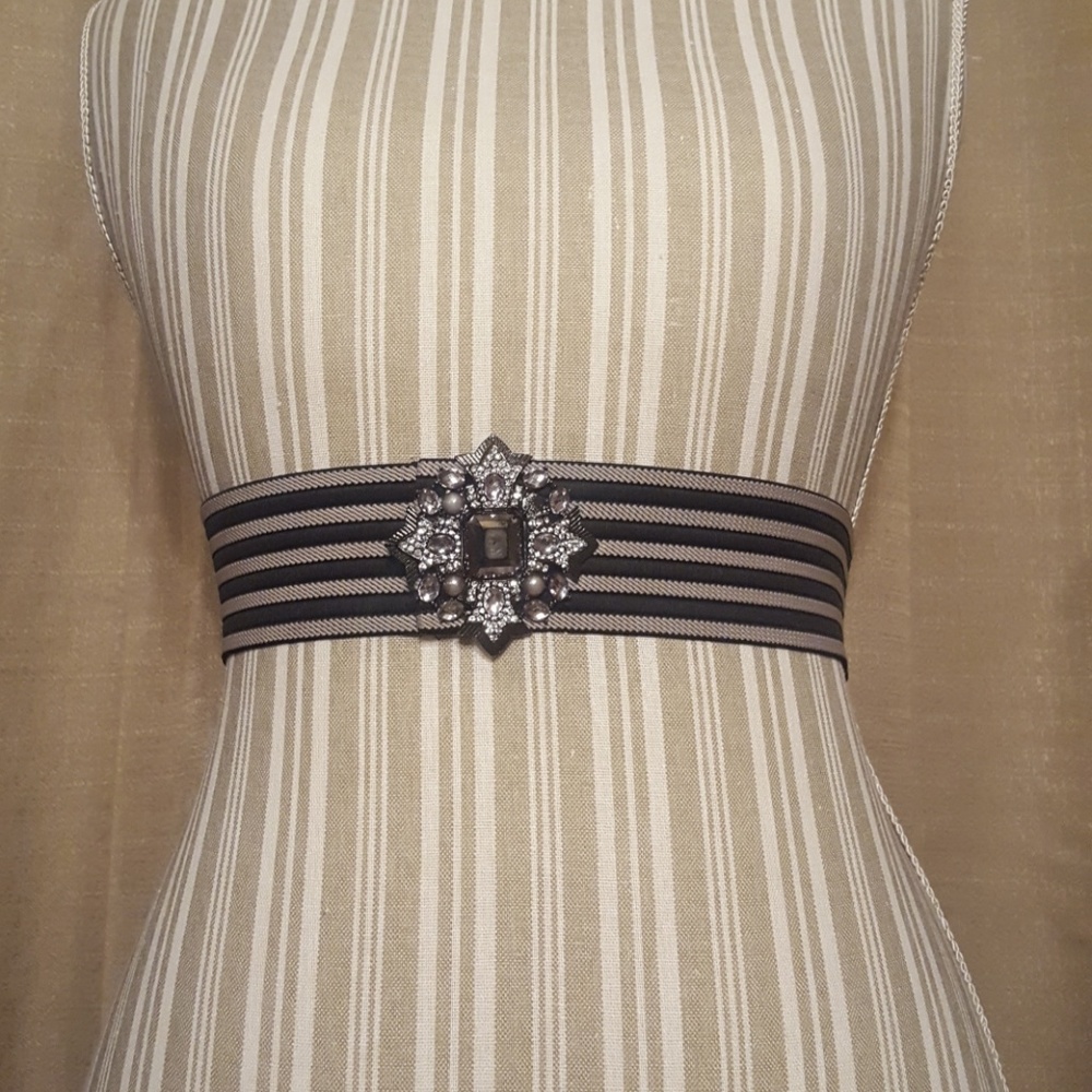 Loft Black & Grey Women's Belt